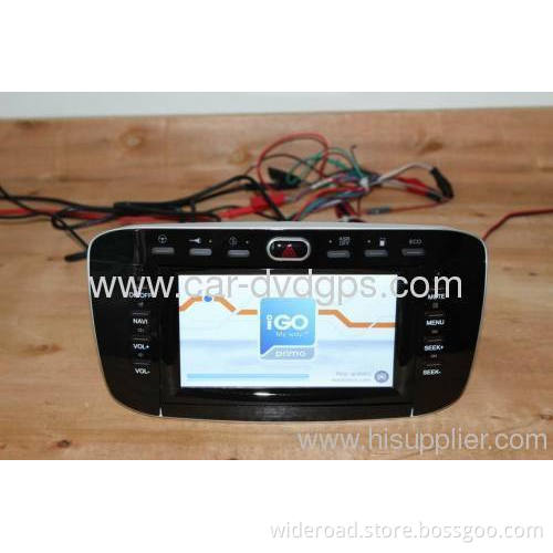 Wideroad Fiat Punto Navigation Dvd 2012-2013 Radio Tv Bt Ipod Blue&amp;me Steering Wheel Control 